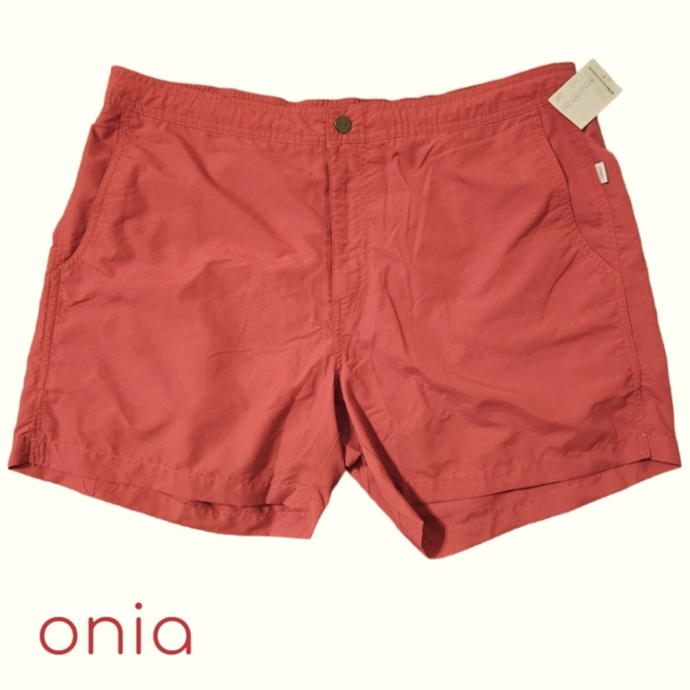 Onia Elastic Calder 6" Swim Trunks - Picture 1 of 8